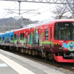 京阪電鉄交野線10000系10056 きかんしゃトーマス号2015 ラストランヘッドマーク